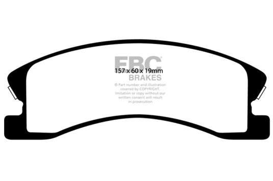 EBC 99-04 Jeep Grand Cherokee 4.0 (Akebono) Greenstuff Front Brake Pads