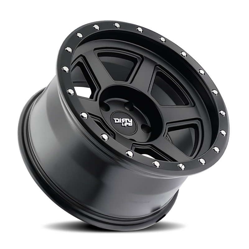 Load image into Gallery viewer, Dirty Life 9315 Compound 17x9 / 6x139.7 BP / -12mm Offset / 106mm Hub Matte Black Wheel
