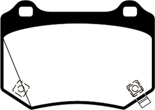 EBC 2018+ Subaru WRX STI 2.5L Turbo Bluestuff Rear Brake Pads