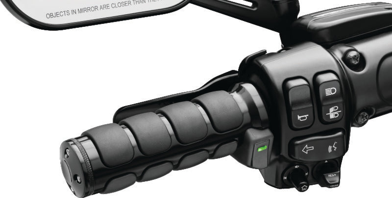 Load image into Gallery viewer, Kuryakyn Heated ISO Grips Dual Cable Gloss Black

