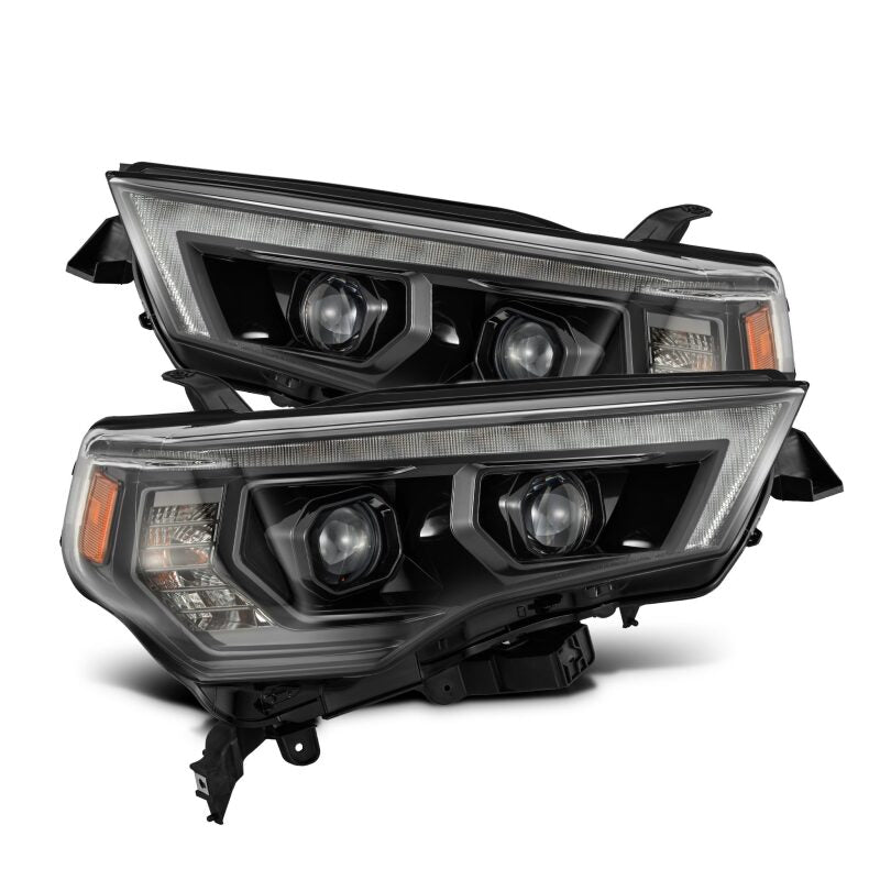 Load image into Gallery viewer, AlphaRex 14-20 Toyota 4Runner LUXX LED Proj Headlights Black w/Activ Light/Seq Signal/DRL
