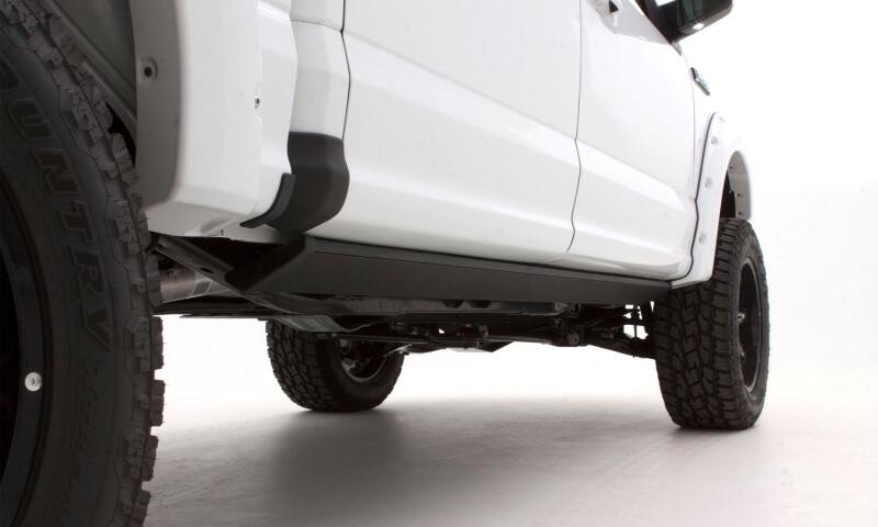 Load image into Gallery viewer, Husky Liners 14-18 GMC Sierra 1500 DC Trail Armor Rocker Panel &amp; Sill Plate Cover (4pc) - Tex. Blk
