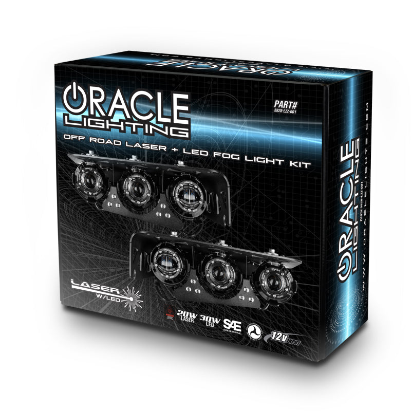 Load image into Gallery viewer, Oracle Lighting 21-24 Ford Bronco Off Road Laser and LED Fog Light Kit for Steel Bumper SEE WARRANTY
