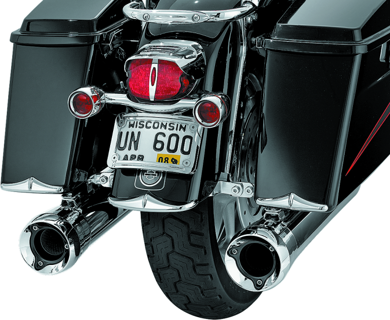 Load image into Gallery viewer, Kuryakyn Rear Fender Or Saddlebag Accent Tips Chrome (Pair)
