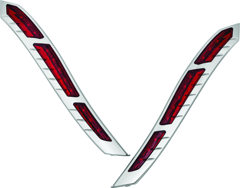 Load image into Gallery viewer, Kuryakyn LED Rear Fender Strip Lights For Indian Chrome

