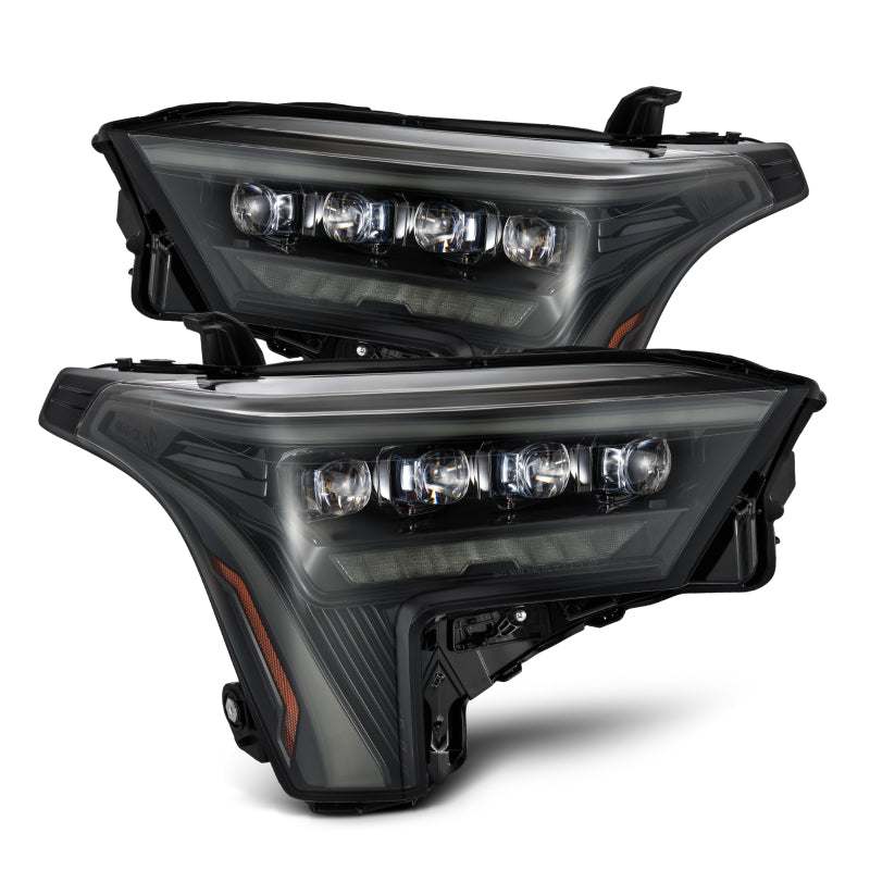 Load image into Gallery viewer, AlphaRex 22-23 Toyota Tundra NOVA-Series Headlights Alpha-Black w/Amber DRL - Req 810029 OR 810030
