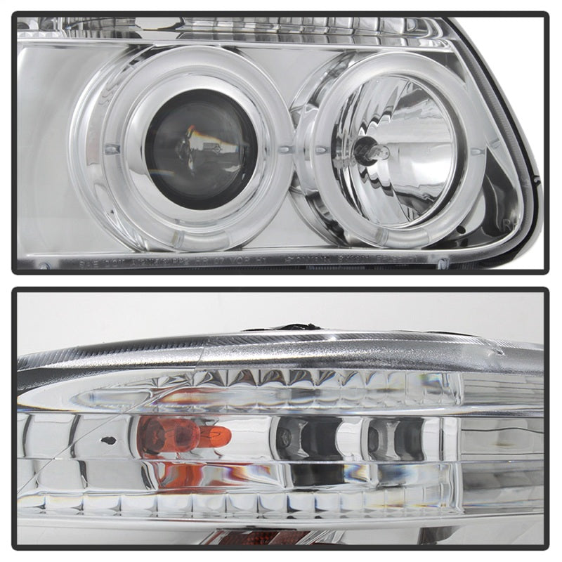 Load image into Gallery viewer, Spyder Ford Explorer 95-01 1PC Projector Headlights LED Halo Chrm PRO-YD-FEXP95-HL-1PC-C
