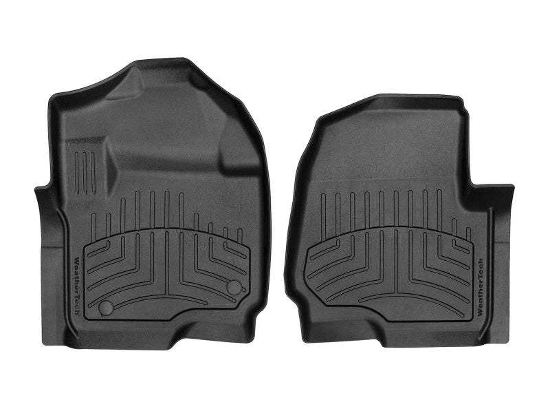 Load image into Gallery viewer, WeatherTech 2022+ Toyota Tundra Crewmax (incl. Hybrid) Front FloorLiner HP - Black
