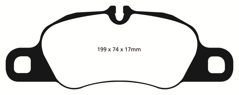 Load image into Gallery viewer, EBC 09-12 Porsche 911 (997) (Cast Iron Rotor only) 3.6 Carrera 2 Redstuff Front Brake Pads
