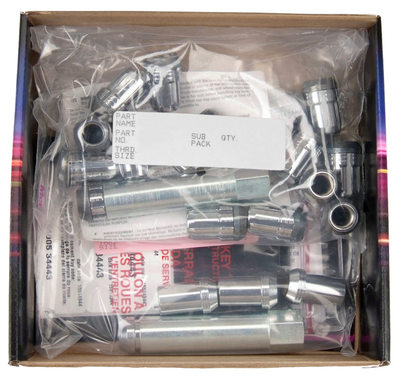 Load image into Gallery viewer, McGard SplineDrive Tuner 4 Lug Install Kit w/Locks &amp; Tool (Cone) M12X1.5 / 13/16 Hex - Chrome
