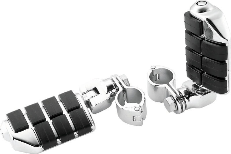 Load image into Gallery viewer, Kuryakyn Dually ISO  Pegs With 1-1/4inch Clamp Chrome (Pair)
