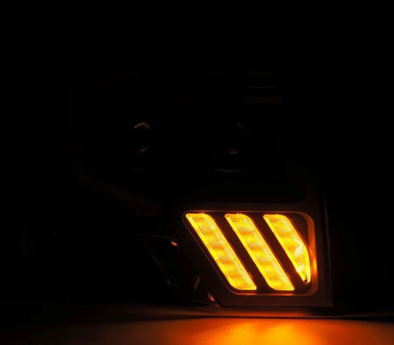 Load image into Gallery viewer, AlphaRex 09-14 Ford F-150 PRO-Series Projector Headlights Plank Style Black w/Activ Light/Seq Signal
