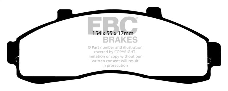 Load image into Gallery viewer, EBC 95-01 Ford Explorer 4.0 2WD Yellowstuff Front Brake Pads
