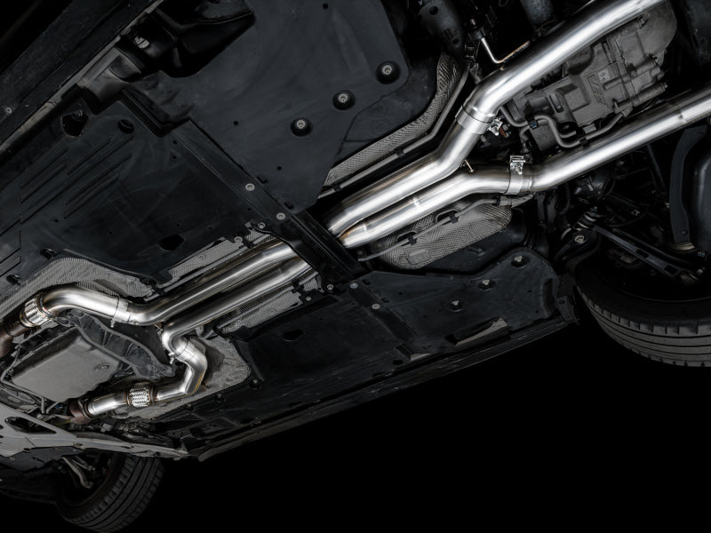 Load image into Gallery viewer, AWE Tuning 2021+ Cadillac CT4-V Blackwing SwitchPath Exhaust - Diamond Black Tips

