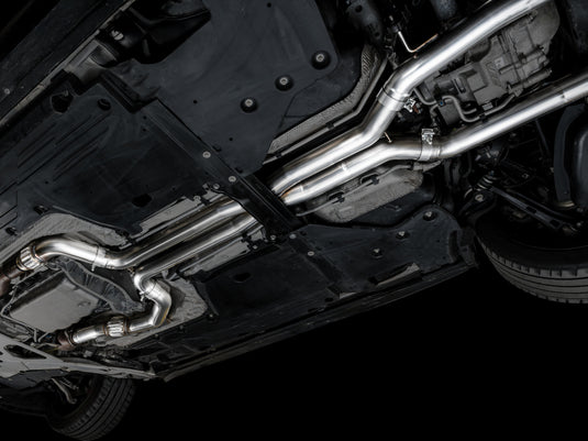AWE Tuning 2021+ Cadillac CT4-V Blackwing SwitchPath Exhaust - Diamond Black Tips