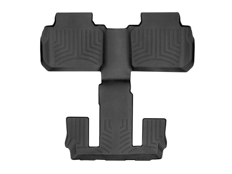 Load image into Gallery viewer, WeatherTech 2017+ GMC Arcadia Rear FloorLiner - Black (2nd Row Bucket Seats Only)

