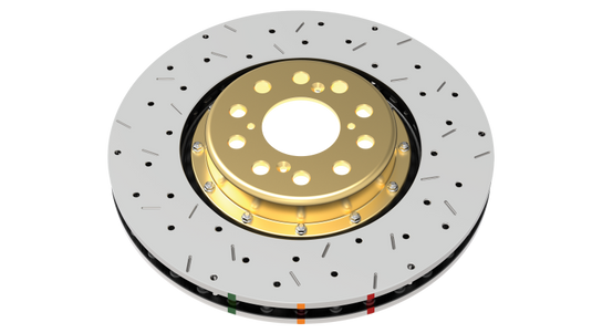 DBA XS 5000 Series Replacement Front Slotted/Drilled Rotor 15-17 Challenger/Charger SRT8 Hellcat