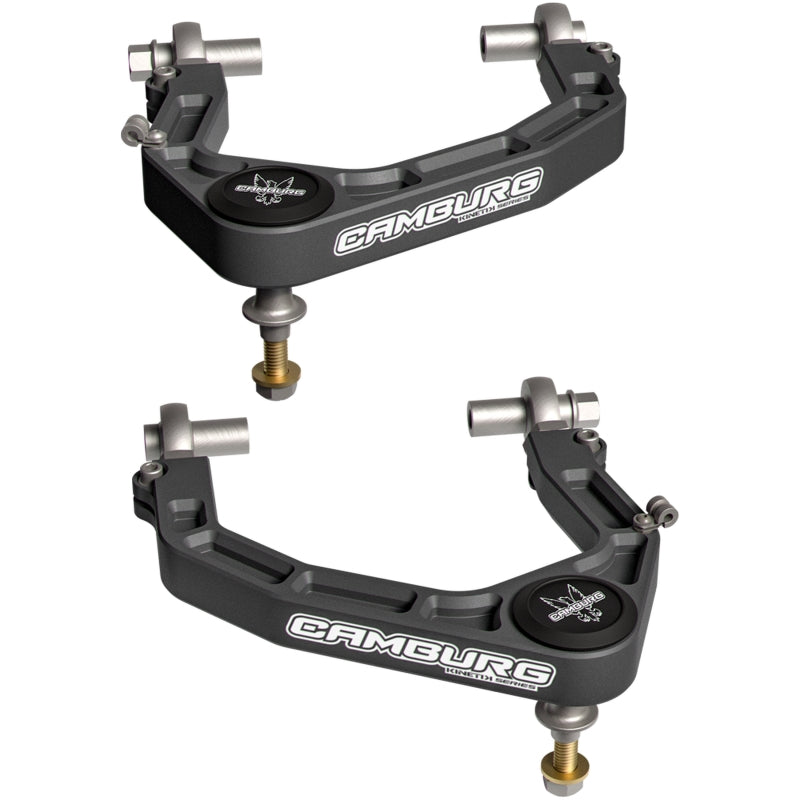 Load image into Gallery viewer, Camburg 2024 Ford Ranger Raptor KINETIK Performance Billet Uniball Upper Arms (GRAY)
