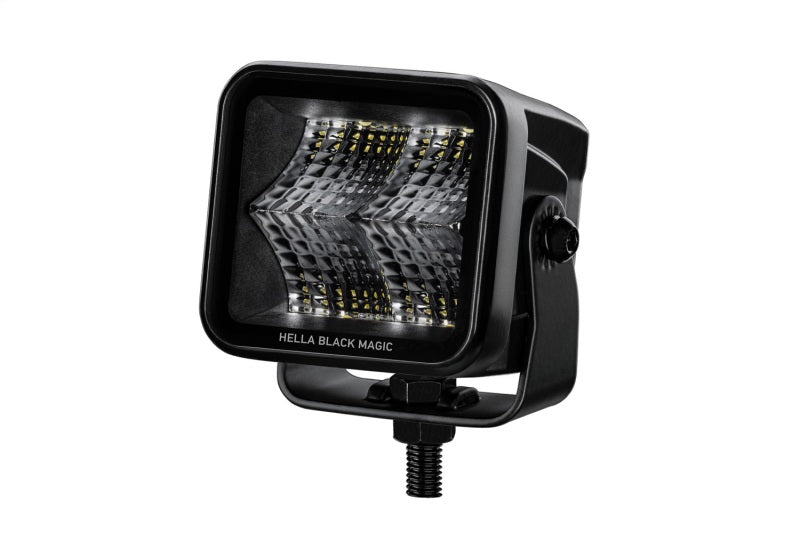 Load image into Gallery viewer, Hella Universal Black Magic 2.7in L.E.D. Cube Kit - Flood Beam
