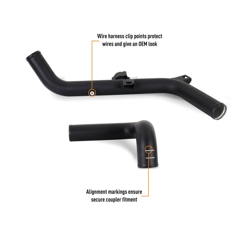 Load image into Gallery viewer, Mishimoto 21+ Bronco 2.7L Intercooler Pipe Kit Micro Wrinkle Black
