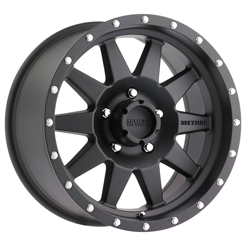 Load image into Gallery viewer, Method MR301 The Standard 17x8.5 0mm Offset 5x5.5 108mm CB Matte Black Wheel
