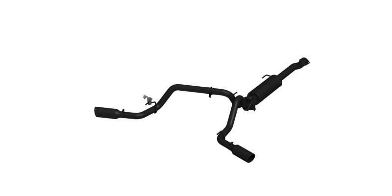 Load image into Gallery viewer, MBRP 2016 Toyota Tacoma 3.5L 3in Cat Back Dual Split Side Black
