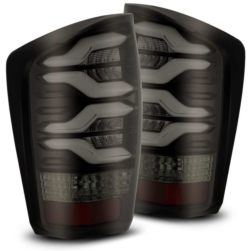 Load image into Gallery viewer, AlphaRex 16-21 Toyota Tacoma LUXX LED Taillights Blk/Red w/Activ Light/Seq Signal
