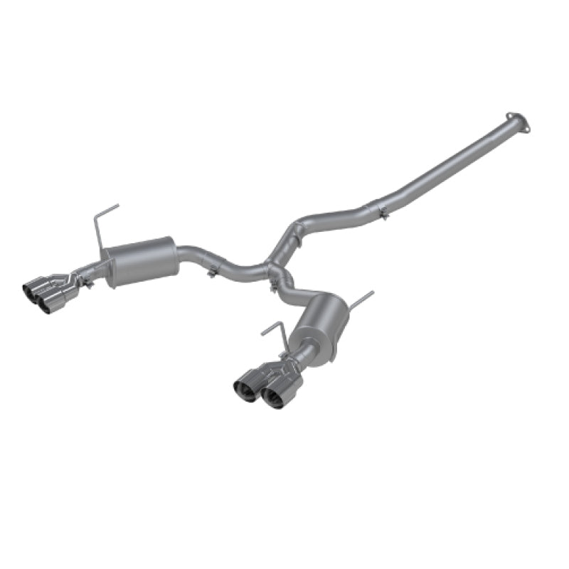 Load image into Gallery viewer, MBRP 15-19 Subaru WRX 2.0L/STI 2.5L 3in Dual Split Rear Exit w/ 3.5in Tips - T304 (Street Version)
