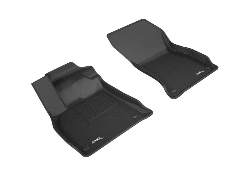 Load image into Gallery viewer, 3D MAXpider 2018-2020 Audi Q5 Kagu 1st Row Floormat - Black
