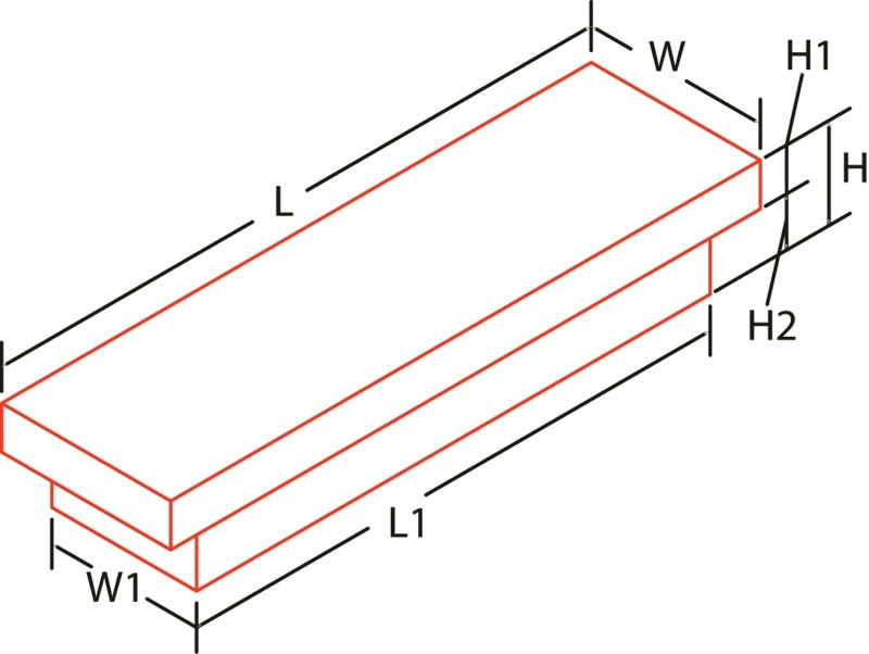Load image into Gallery viewer, Deezee Universal Tool Box - Red Crossover - Single Lid BT Alum Full Size
