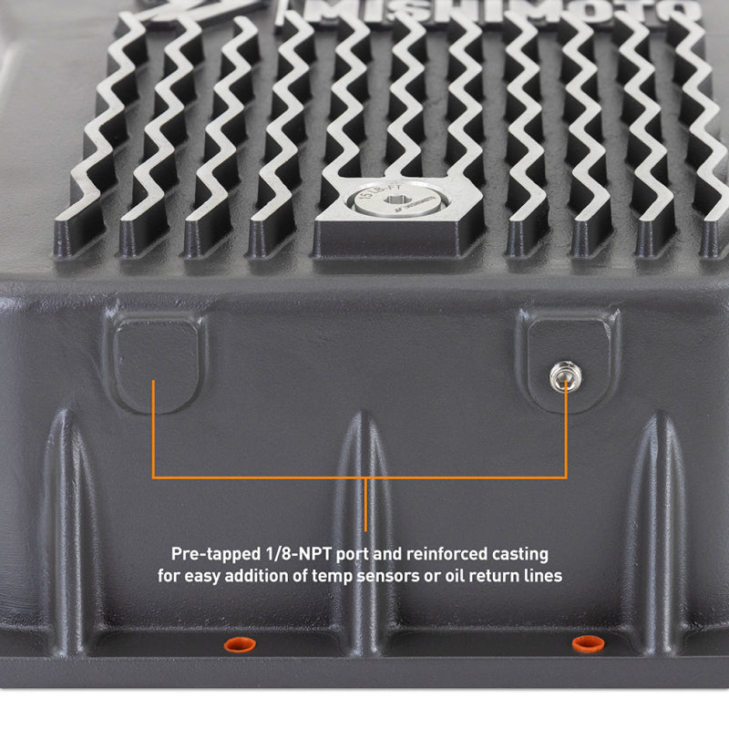 Load image into Gallery viewer, Mishimoto 01-19 Duramax Allison A1000 Transmission Pan Cast GR
