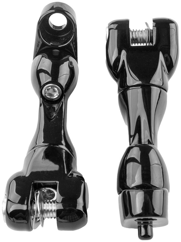Load image into Gallery viewer, Kuryakyn Adjustable Passenger Peg Mount 93 and Up Touring Gloss Black
