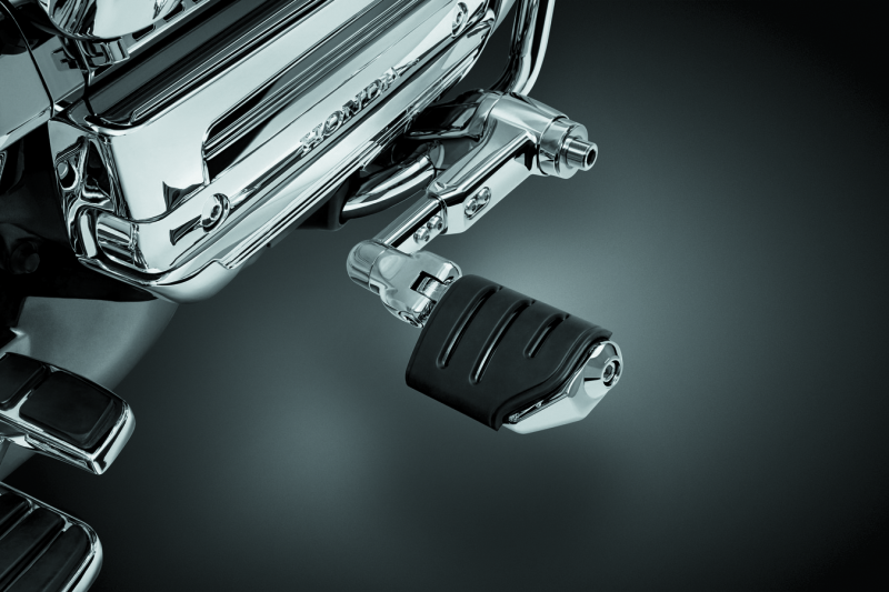 Load image into Gallery viewer, Kuryakyn Ergo III Adjustable Mount With Trident Dually ISO Pegs Chrome
