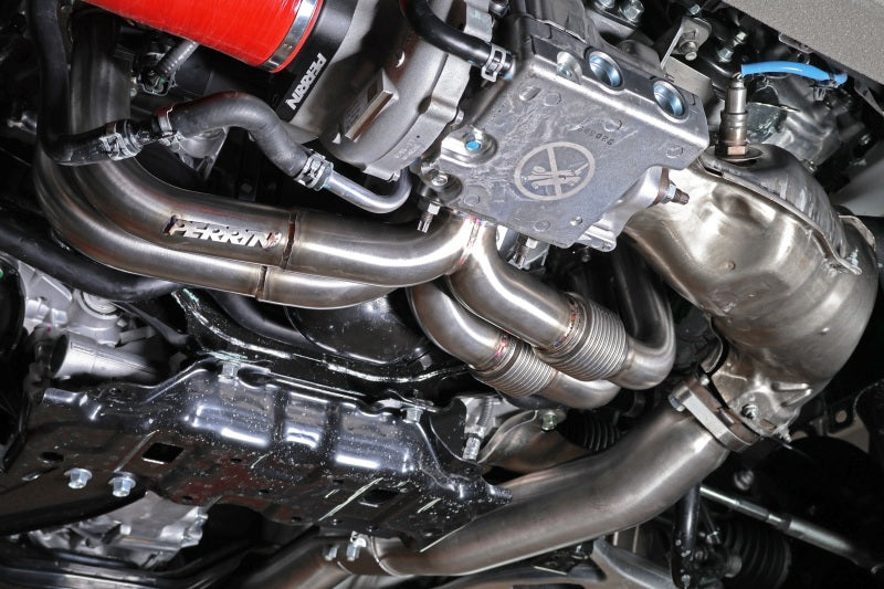 Load image into Gallery viewer, Perrin 22-24 Subaru WRX / 20-24 OBXT &amp; Legacy XT / 19-24 Ascent Equal Length Header - Brushed SS
