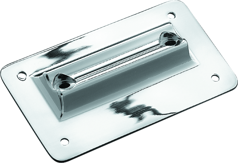 Load image into Gallery viewer, Kuryakyn Laydown License Plate Holder 97-08 Touring Chrome
