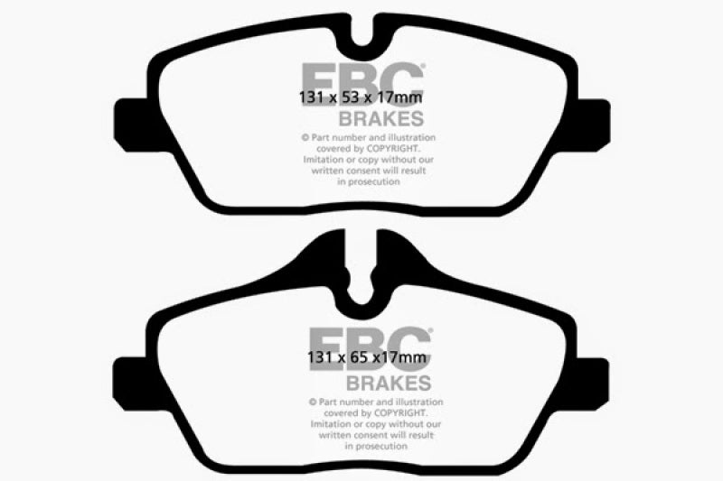 Load image into Gallery viewer, EBC 14+ Mini Hardtop 1.5 Turbo Cooper Yellowstuff Front Brake Pads

