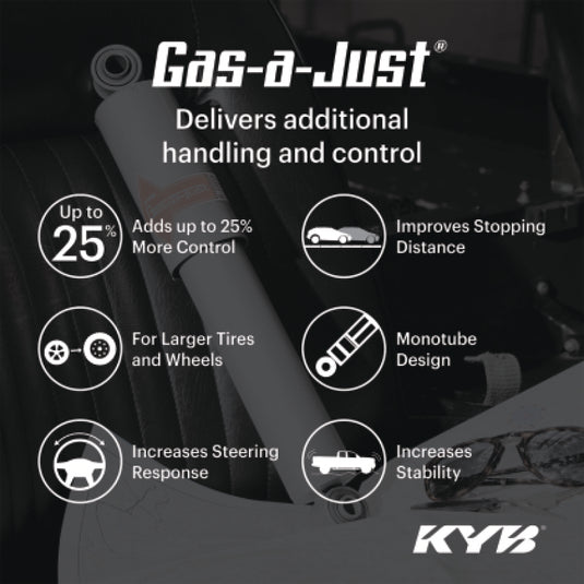 KYB 22-25 Nissan Frontier Pro-X / Pro-4X Gas-A-Just Gas Shock - Front