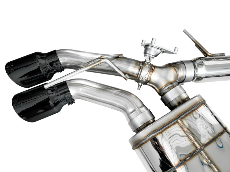 Load image into Gallery viewer, AWE Tuning 2021+ Cadillac CT4-V Blackwing SwitchPath Exhaust - Diamond Black Tips
