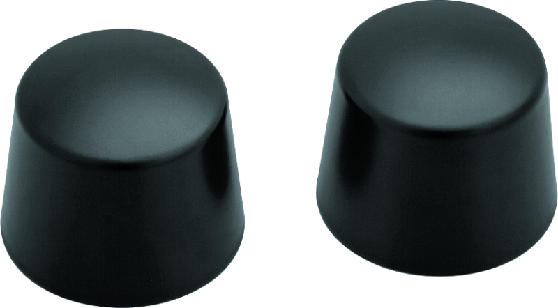 Load image into Gallery viewer, Kuryakyn Front Axle Nut Caps Satin Black

