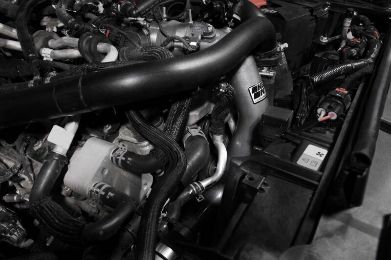Load image into Gallery viewer, K&amp;N 2023 Ford Bronco Raptor 3.0L V6 Aluminum Charge Pipe Kit - Gunmetal Gray
