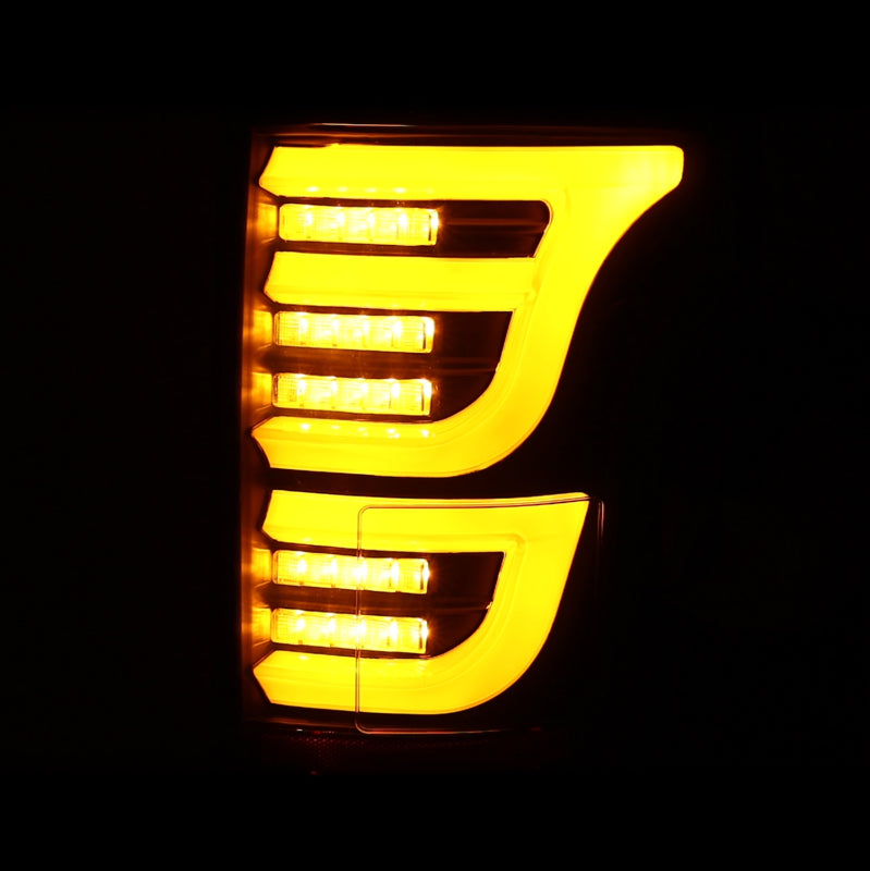 Load image into Gallery viewer, AlphaRex 15-20 Ford F150 Luxx-Series LED Tail Lights Alpha-Black
