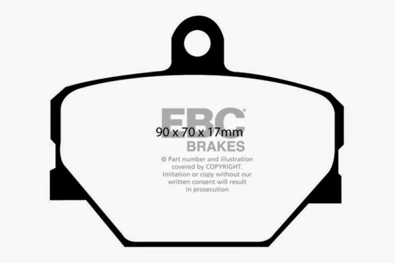 Load image into Gallery viewer, EBC 08+ Smart Fortwo 1.0 Greenstuff Front Brake Pads
