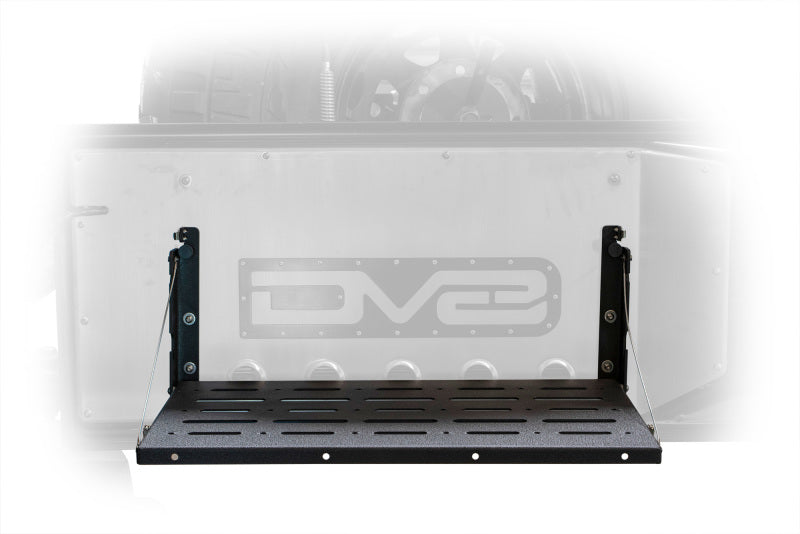 Load image into Gallery viewer, DV8 Jeep JK Tailgate Mounted Table (Trail Table) - Black
