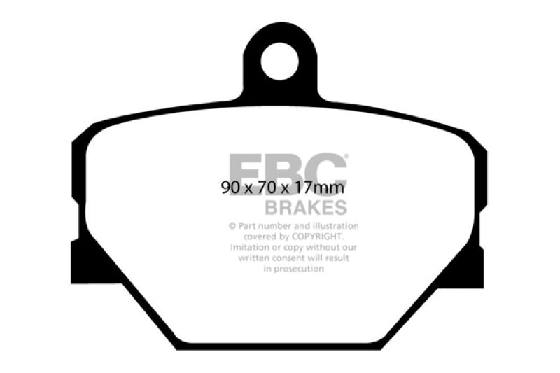 Load image into Gallery viewer, EBC 08+ Smart Fortwo 1.0 Greenstuff Front Brake Pads
