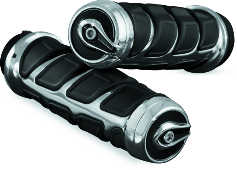 Load image into Gallery viewer, Kuryakyn Kinetic Grips Universal 7/8in Chrome
