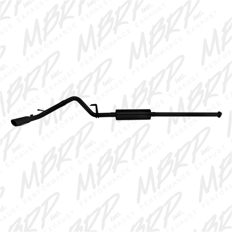 Load image into Gallery viewer, MBRP 09-14 Toyota Tacoma 4.0L EC/CC Cat-Back Single Exit AL - Black
