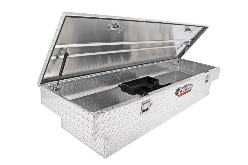 Load image into Gallery viewer, Deezee Universal Tool Box - Red Crossover - Single Lid BT Alum Full Size
