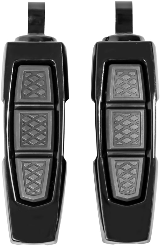 Kuryakyn Enygma Pegs With Adapter- Black