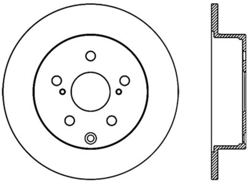 Load image into Gallery viewer, StopTech Sport Drilled &amp; Slotted Rotor - Rear Left
