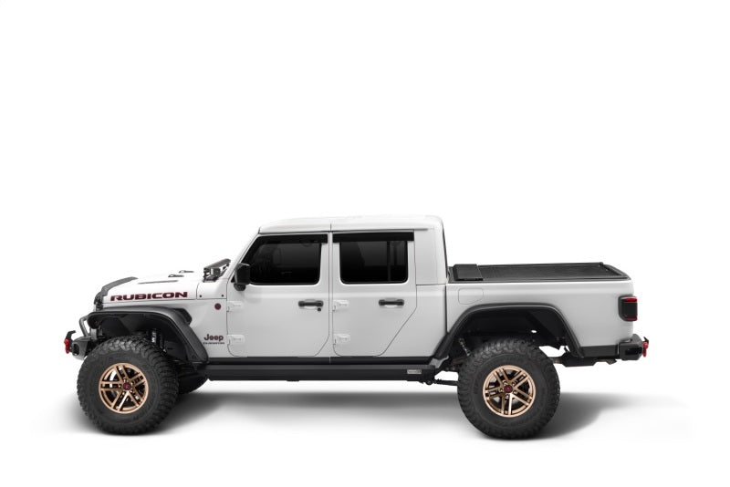 Load image into Gallery viewer, Rugged Ridge 20-22 Jeep Gladiator w/o Trail Rail Sys Armis Tonneau Cover w/Max Track - Tex. Blk
